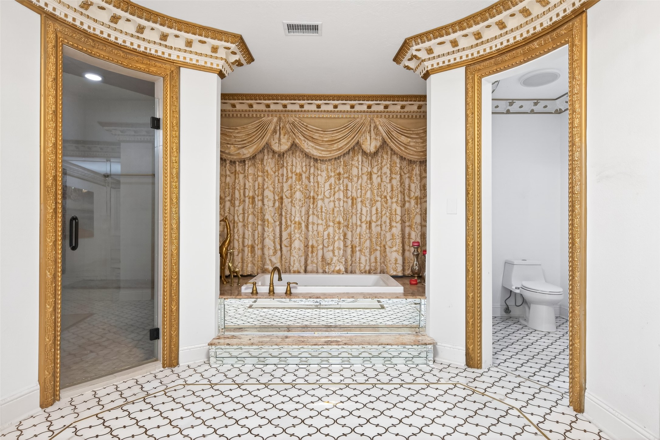 24 Windermere Lane Houston, TX 77063 - Photo 24 of 49 a bathroom with a shower