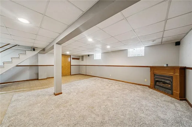 a view of an empty room