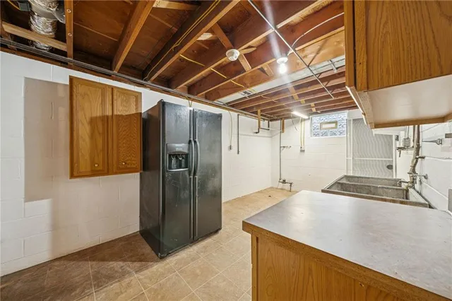 a view of a storage & utility room