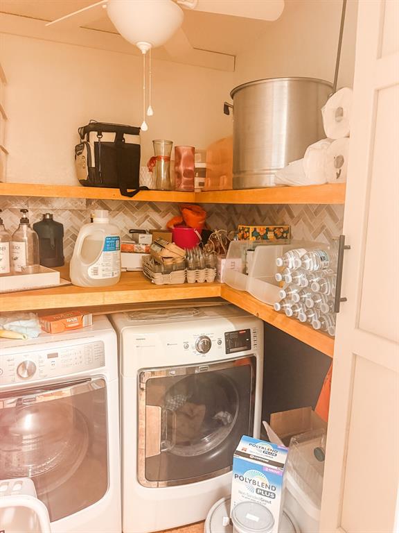 6102 Tacoma Street Rowlett, TX 75089 - Photo 16 of 16 a utility room with washer and dryer