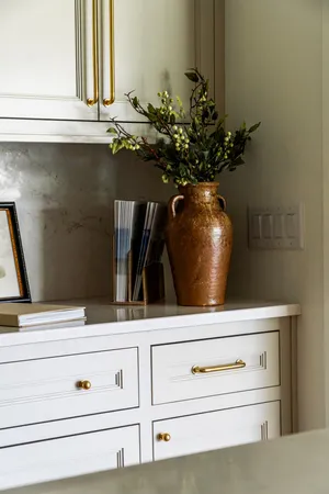 a close view of sink and a mirror