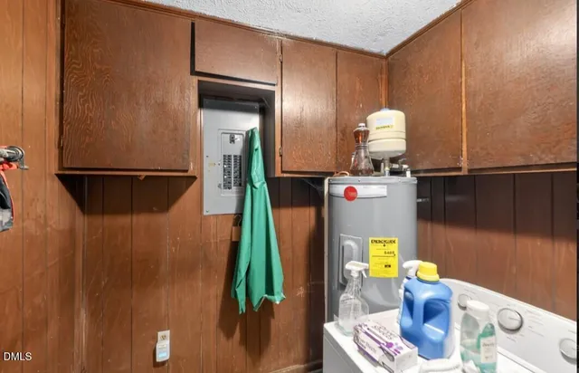 a view of water heater room