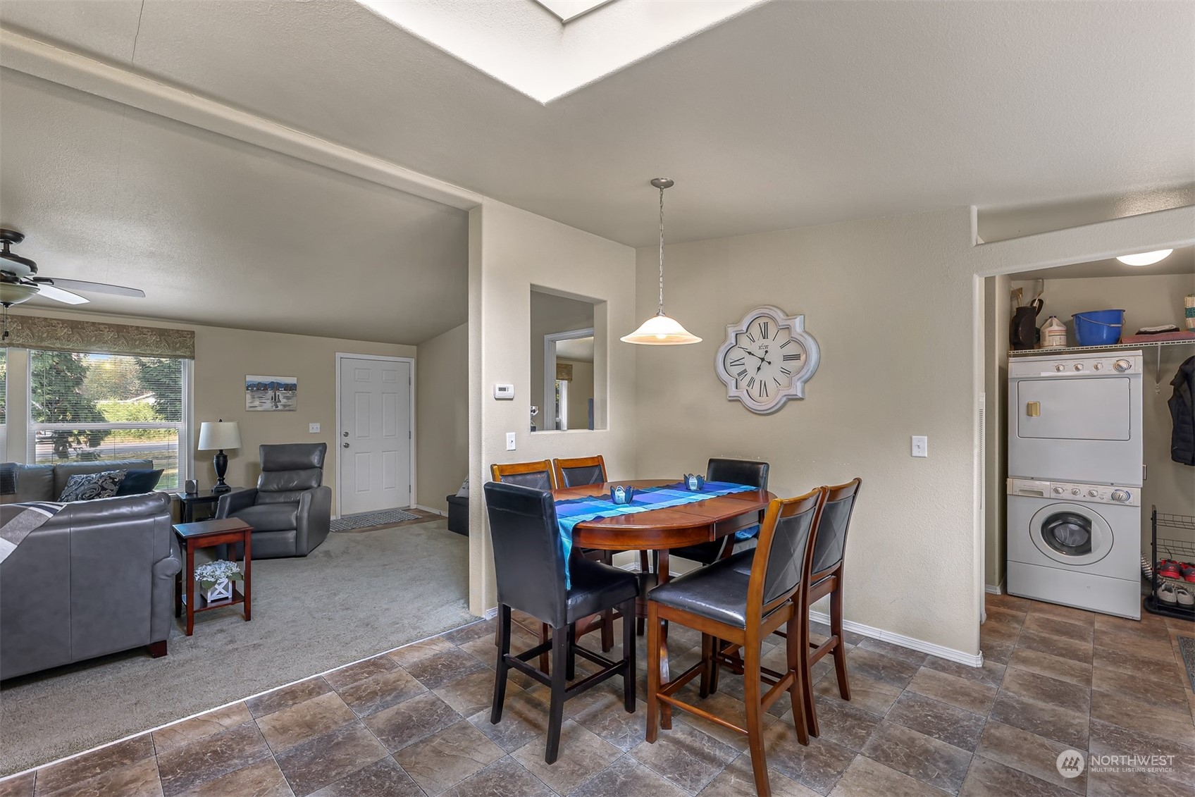 4524 Decatur Drive Ferndale, WA 98248 - Photo 11 of 30 a view of a dining room with furniture and a chandelier