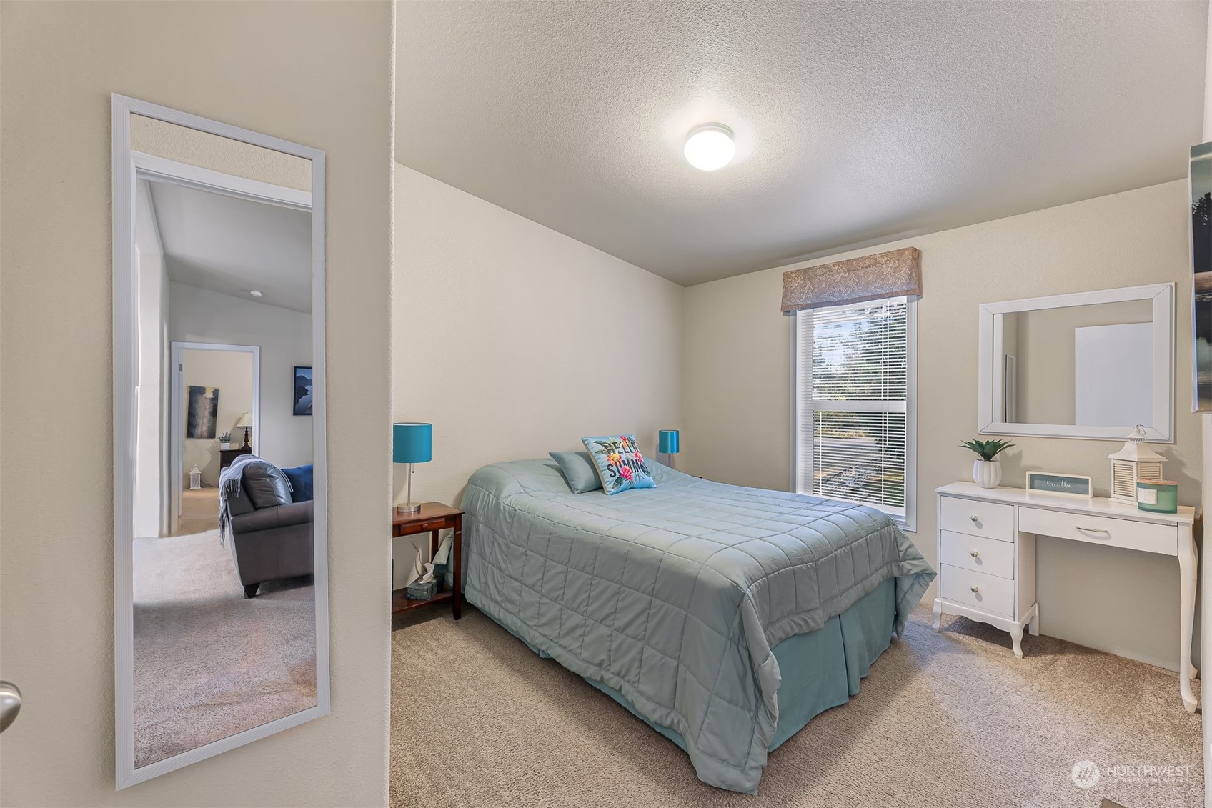 4524 Decatur Drive Ferndale, WA 98248 - Photo 23 of 30 a bedroom with a bed and a large window