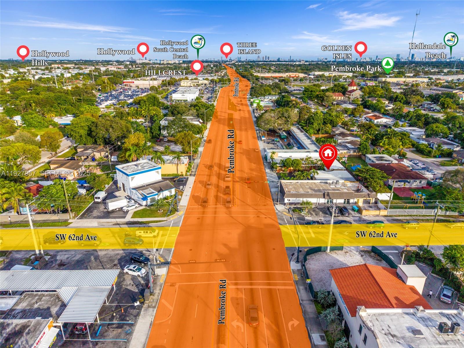 6124 Pembroke Road Miramar, FL 33023 - Photo 11 of 20 a view of swimming pool with sitting area and swimming pool