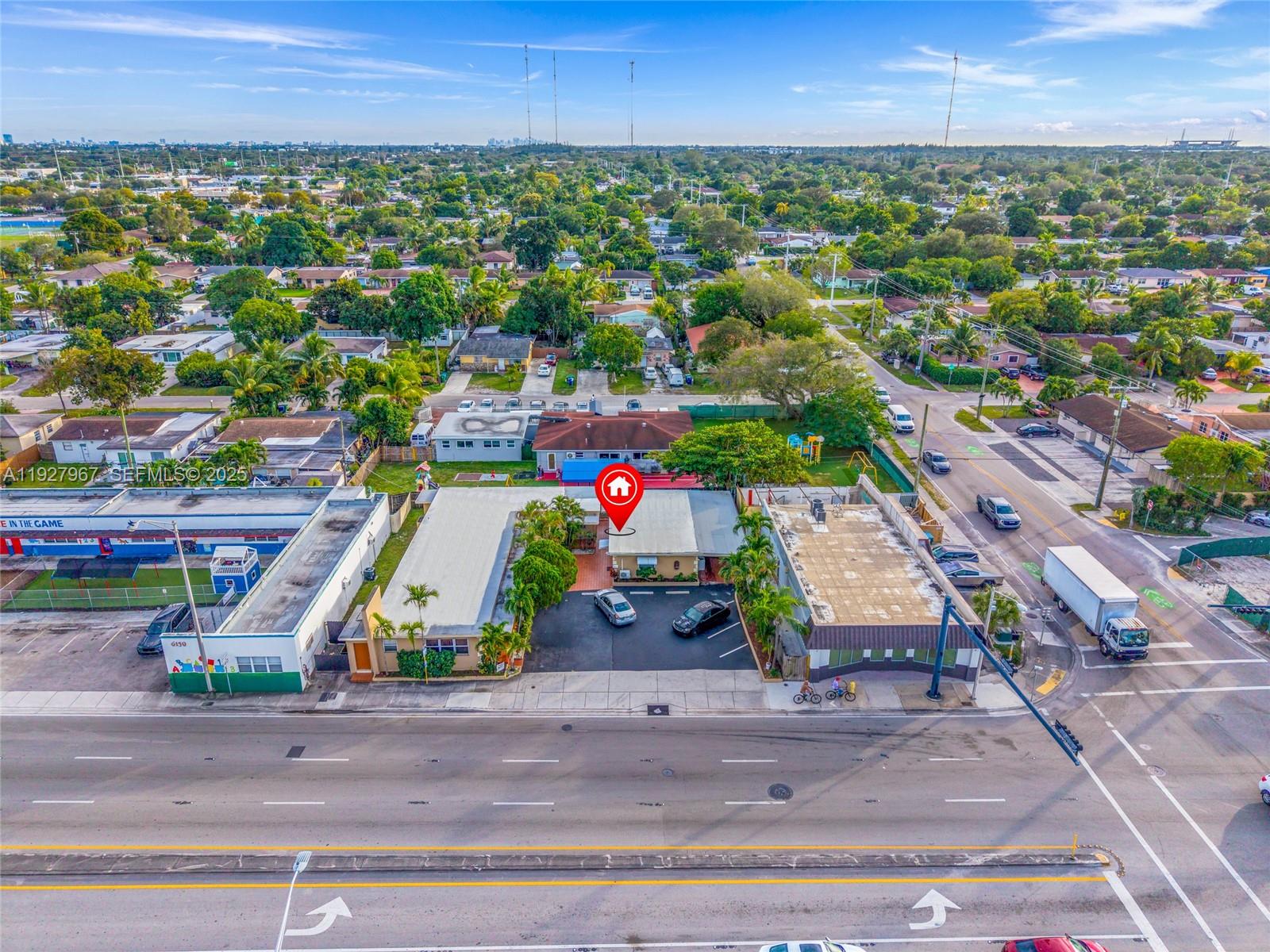 6124 Pembroke Road Miramar, FL 33023 - Photo 7 of 20 an aerial view of a city