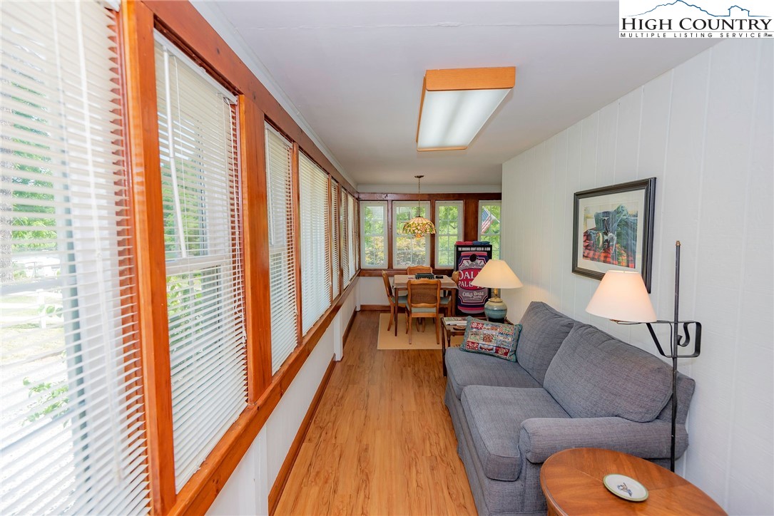 2280 Garvey Bridge Road Crumpler, NC 28617 - Photo 31 of 45 a living room with furniture and a large window
