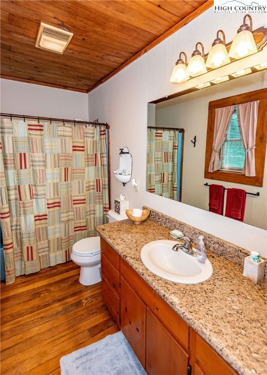 2280 Garvey Bridge Road Crumpler, NC 28617 - Photo 35 of 45 a bathroom with a granite countertop sink and a mirror