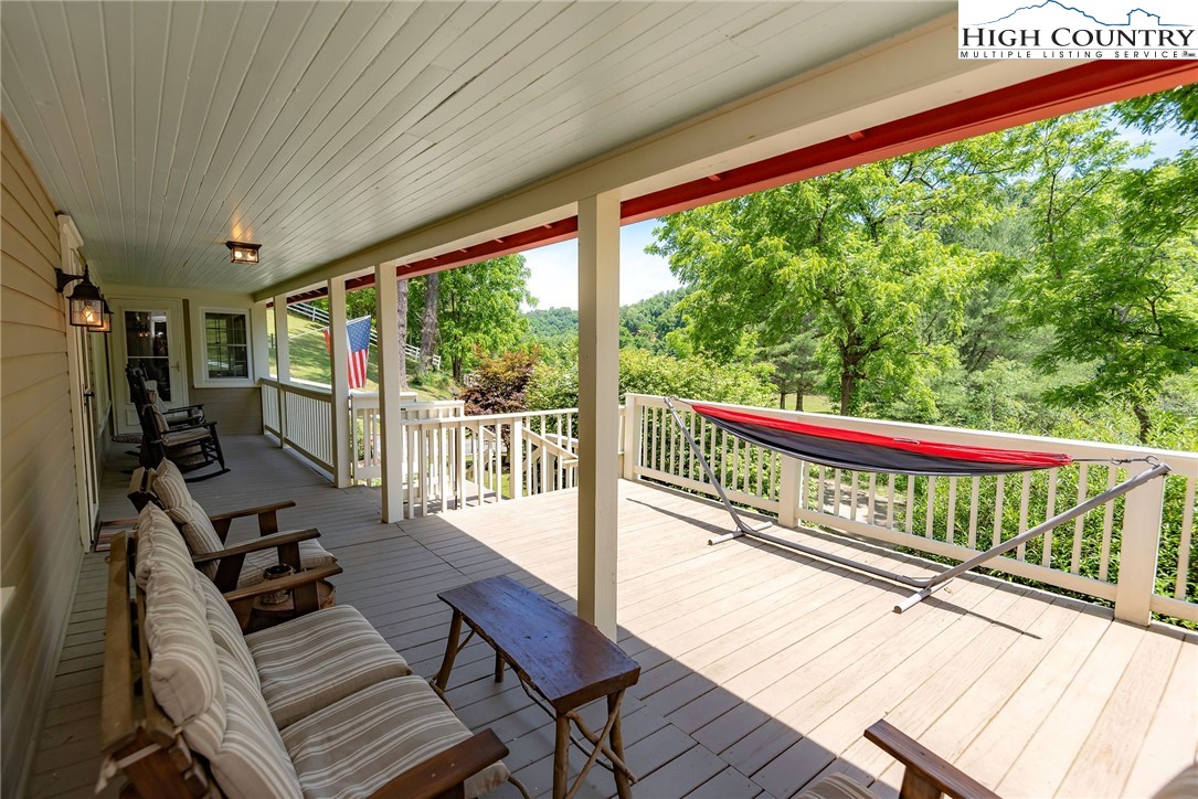 2280 Garvey Bridge Road Crumpler, NC 28617 - Photo 7 of 45 a view of balcony with furniture