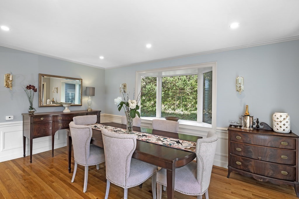1 Wallingford Road Marblehead, MA 01945 - Photo 17 of 42 a view of a dining room with furniture window and wooden floor
