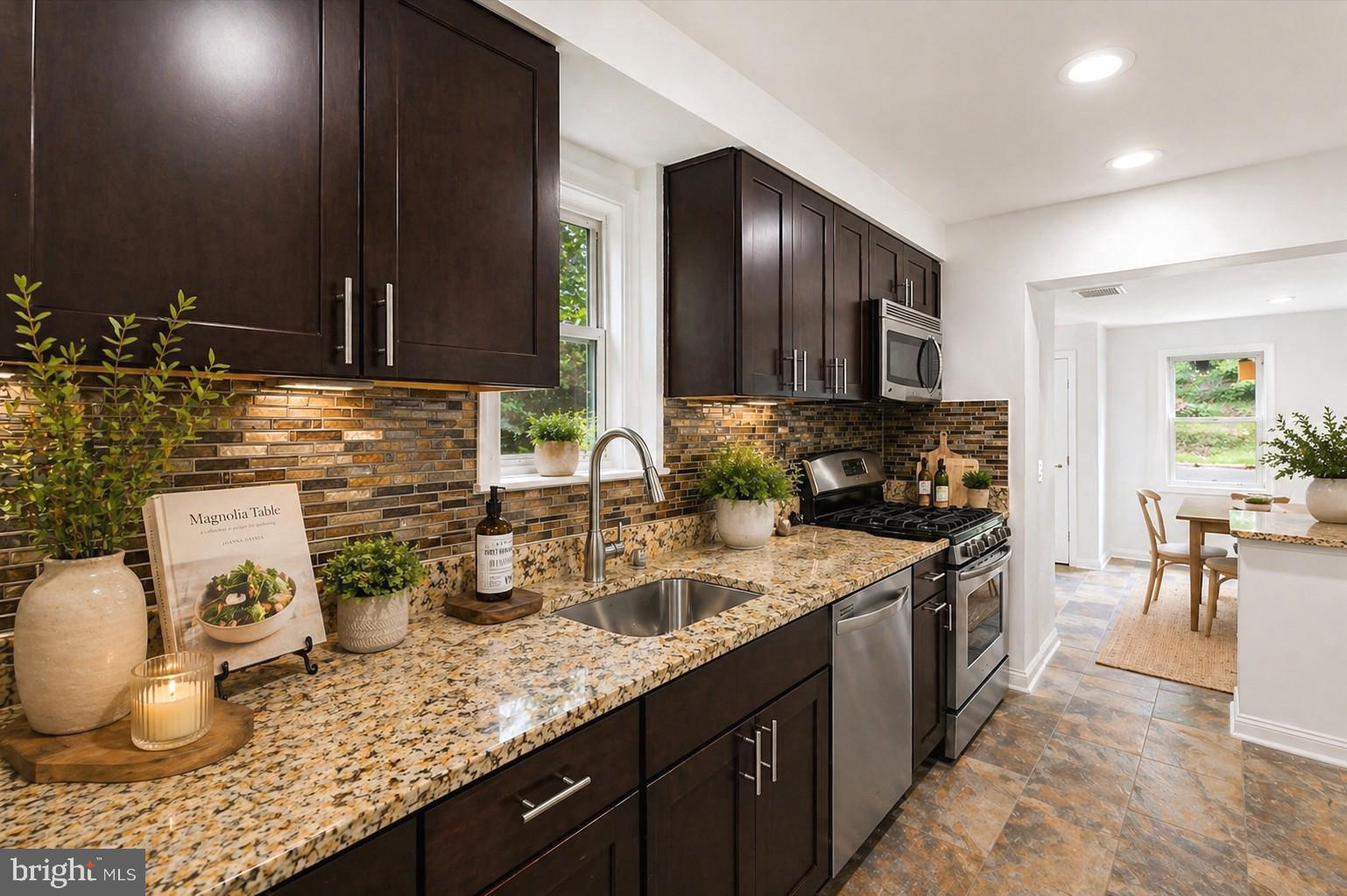 5901 Euclid Street Cheverly, MD 20785 - Photo 16 of 38 Upgraded kitchen (Virtually Staged)