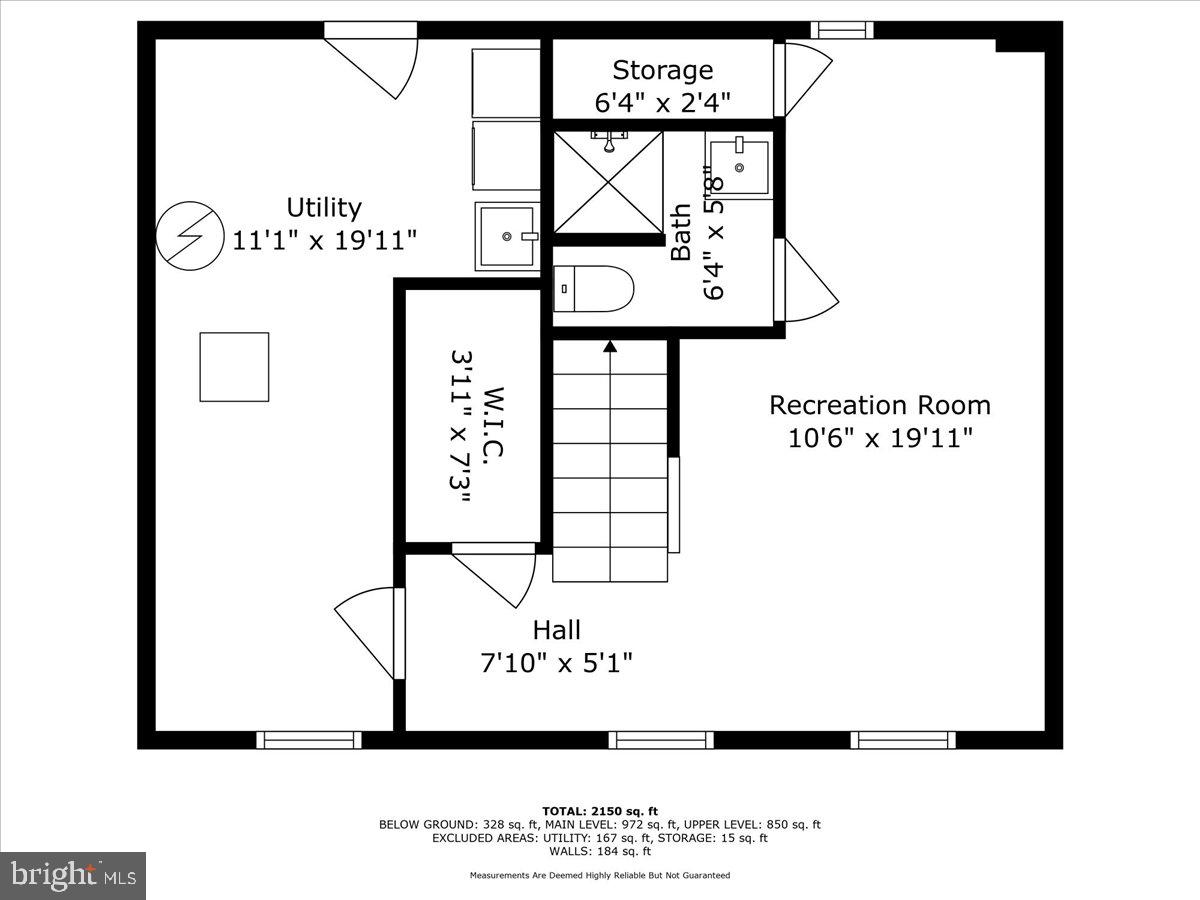 5901 Euclid Street Cheverly, MD 20785 - Photo 35 of 36 Lower level floor plan