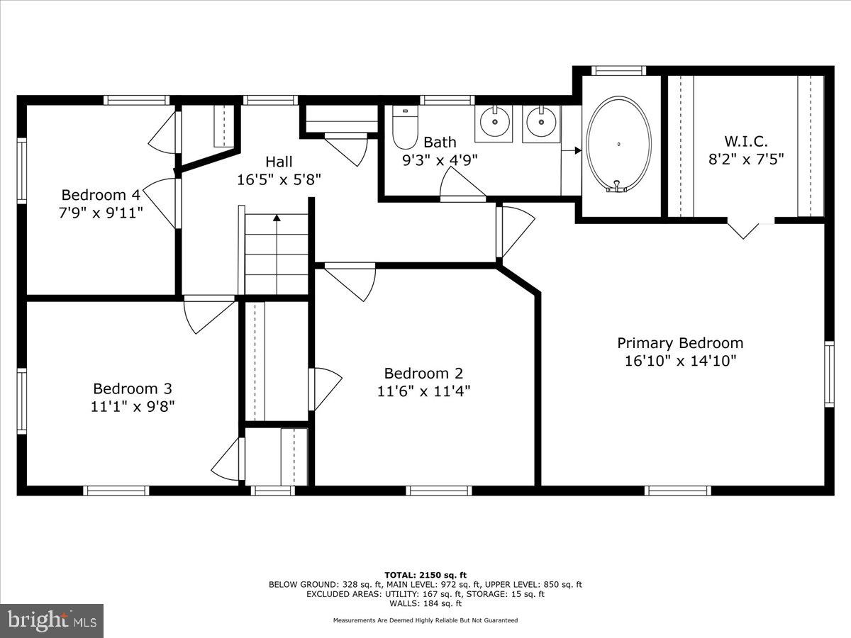 5901 Euclid Street Cheverly, MD 20785 - Photo 36 of 38 Upper Level floor plan