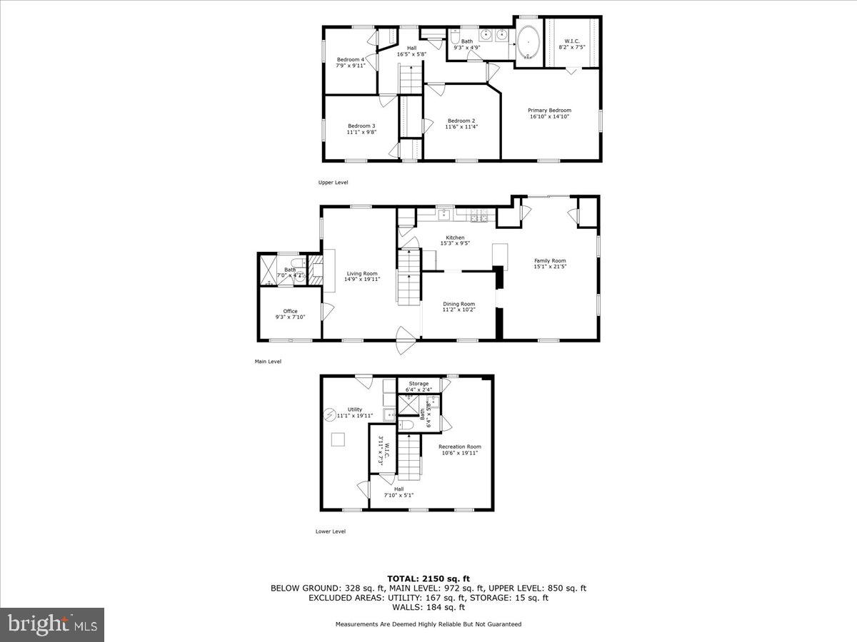 5901 Euclid Street Cheverly, MD 20785 - Photo 38 of 38 Total home floor plan