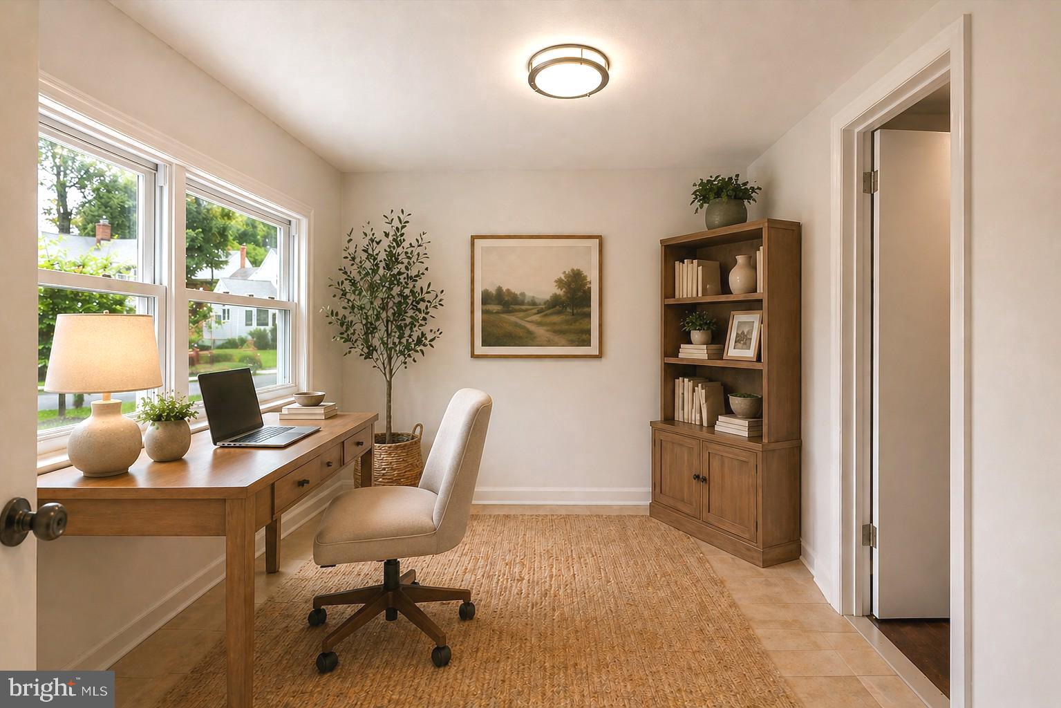 5901 Euclid Street Cheverly, MD 20785 - Photo 7 of 38 Main Level Office (Virtually Staged)