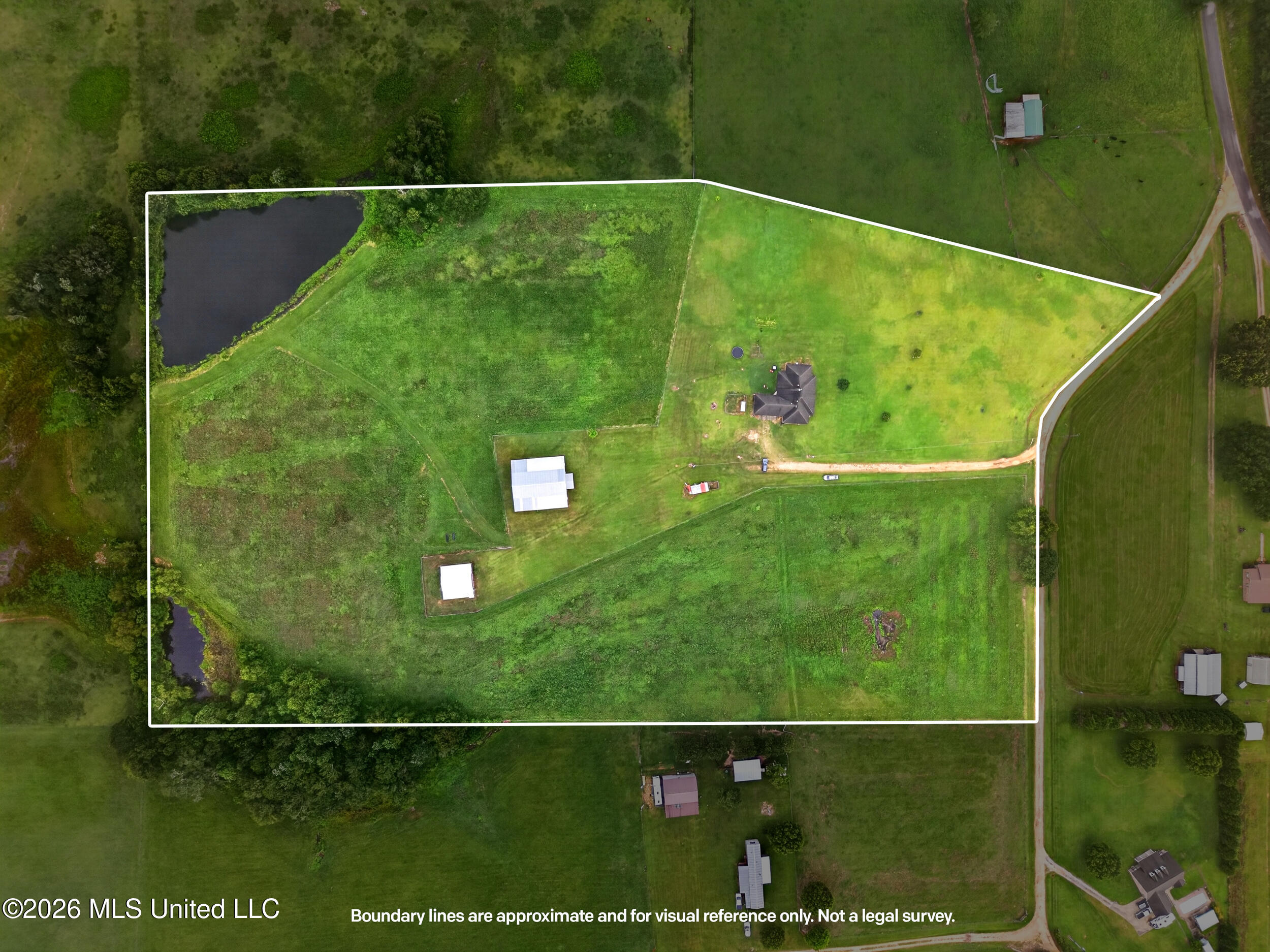 16 D O Stanford Road Poplarville, MS 39470 - Photo 47 of 48 64_property_aerial_overhead_boundaries