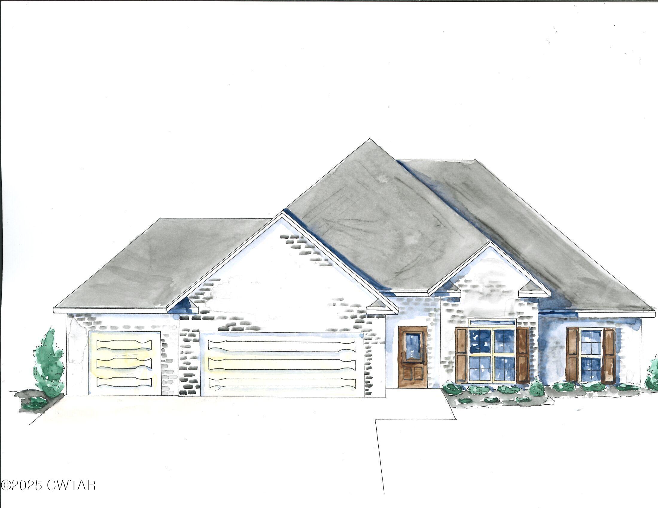 a house view with a outdoor space