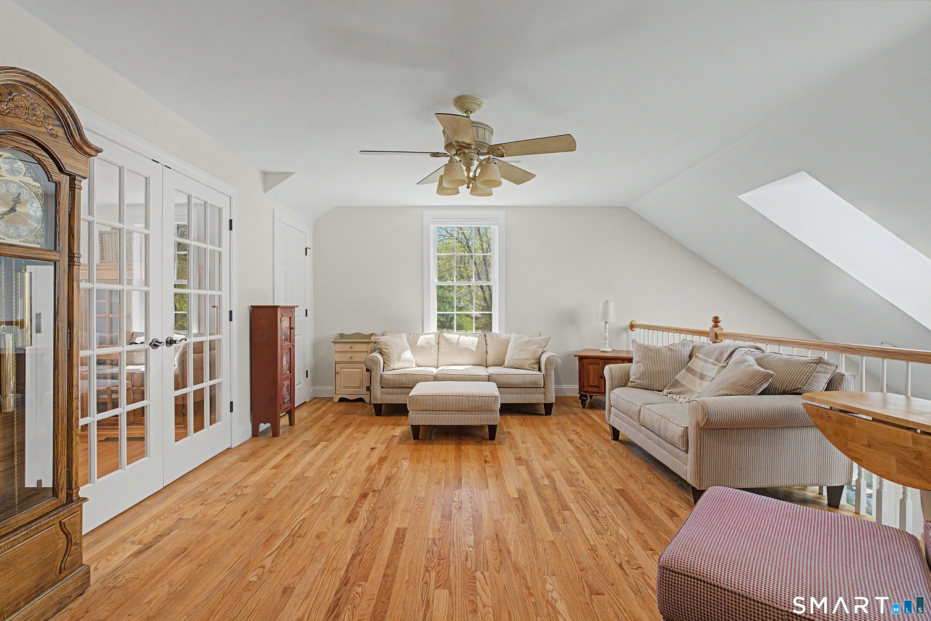 211 Meadowbrook Road, Unit 211 Oxford, CT 06478 - Photo 30 of 38 A bright, expansive loft overlooking the living room below offering flexible living-perfect as a family room, media space, or quiet retreat with views to the level below.