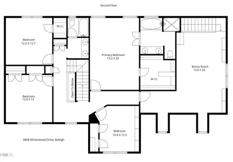 $975,000 | 4808 Winterwood Drive, Raleigh, NC 27613