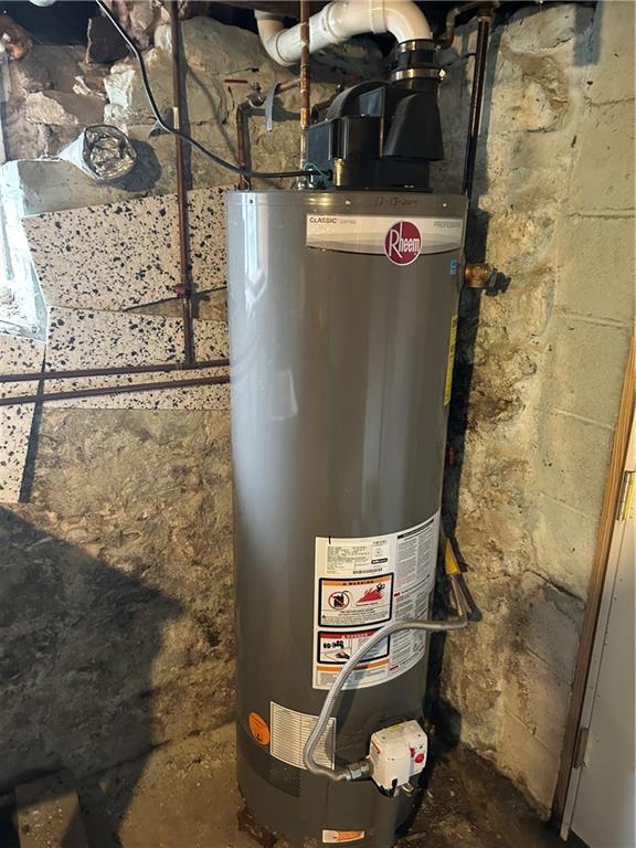 629 South Summit Street Derry, PA 15627 - Photo 25 of 30 a close view of water heater room