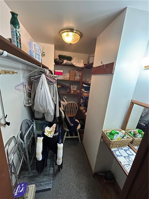 629 South Summit Street Derry, PA 15627 - Photo 9 of 30 a view of walk in closet with clothes and shoes