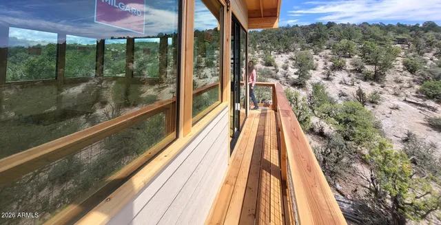 a view of a mountain in the distance