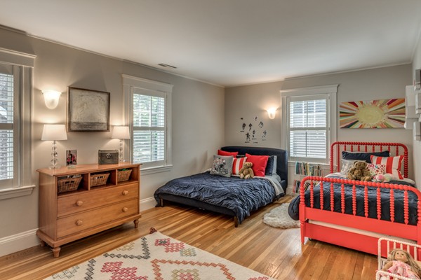 832 Webster Street Needham, MA 02492 - Photo 17 of 28 a bedroom with two beds and painting on the wall