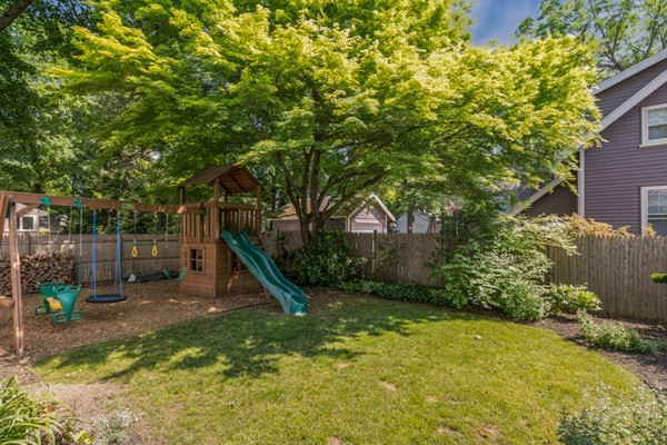 832 Webster Street Needham, MA 02492 - Photo 28 of 28 a view of a backyard with a tree