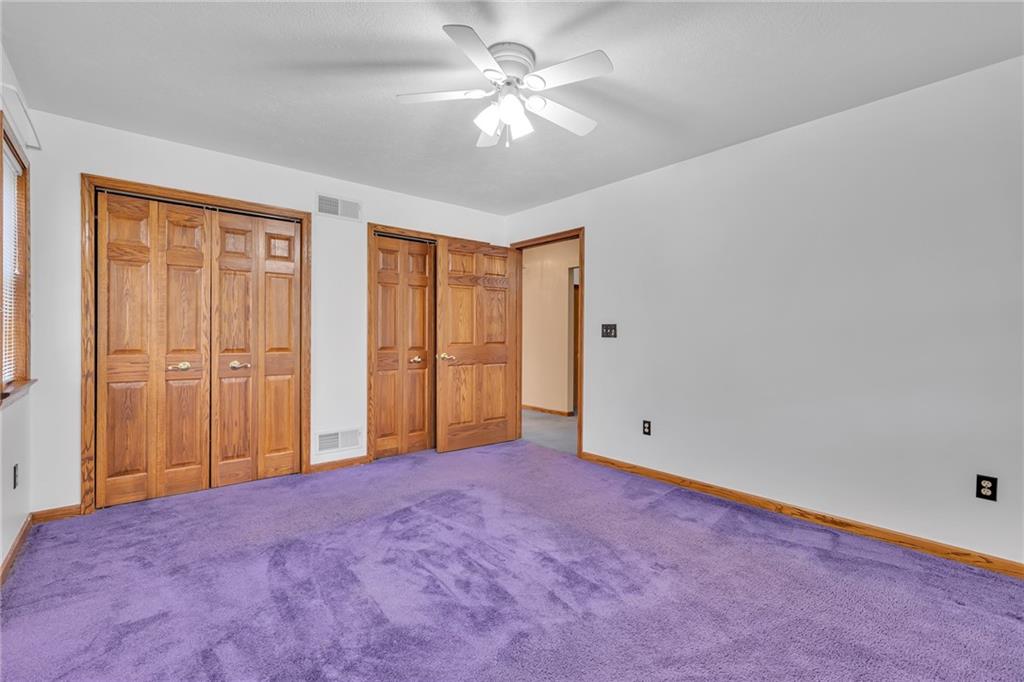 824 Old Millcreek Road Hookstown, PA 15050 - Photo 25 of 35 a view of empty room with a ceiling fan and a window