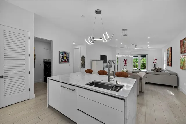 a view of living room with furniture and window