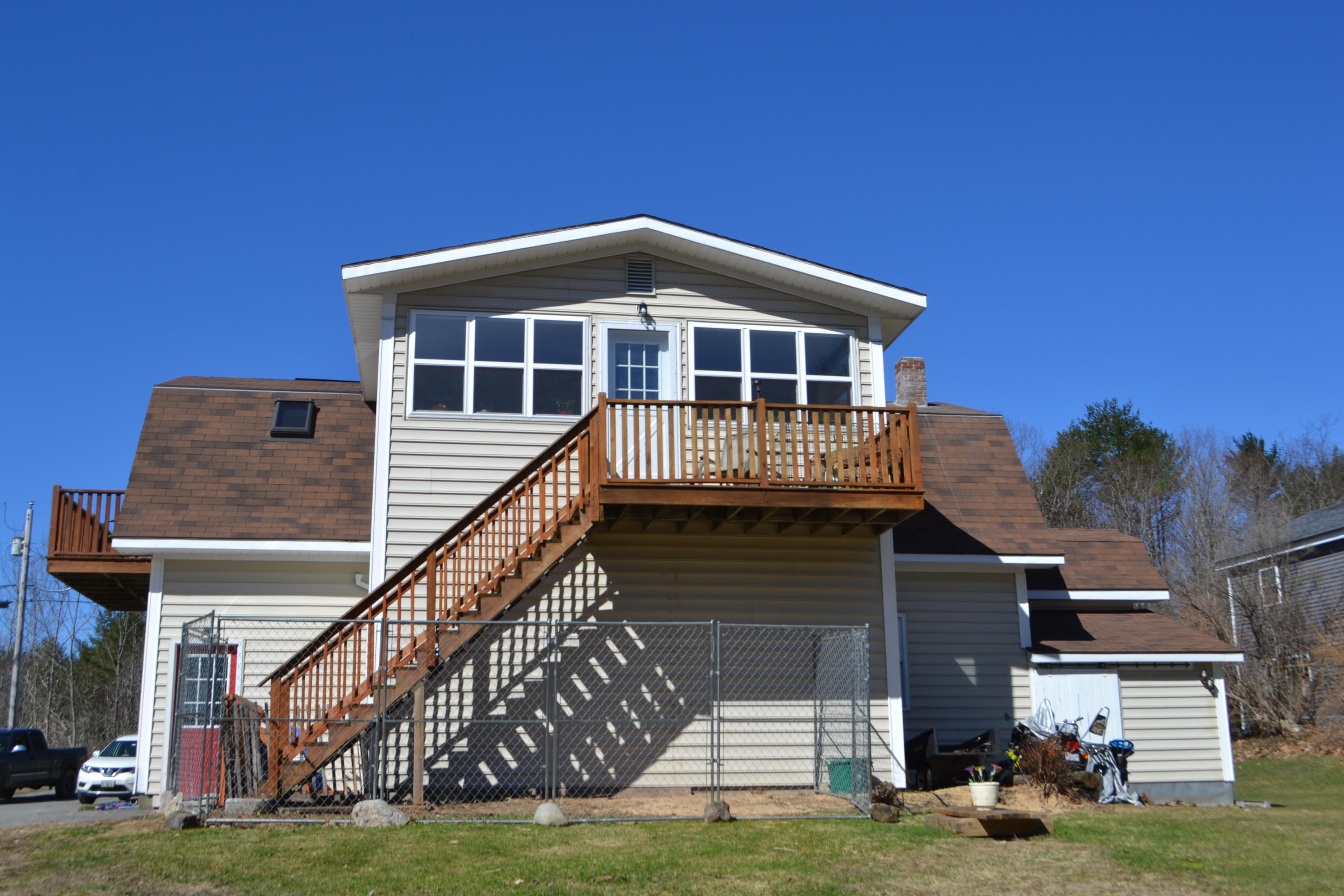 Back of home.
