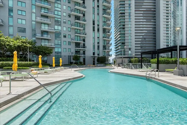 a view of a swimming pool