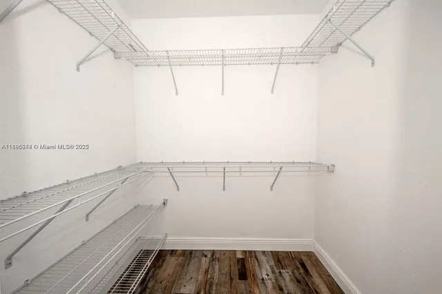 a view of walk in closet