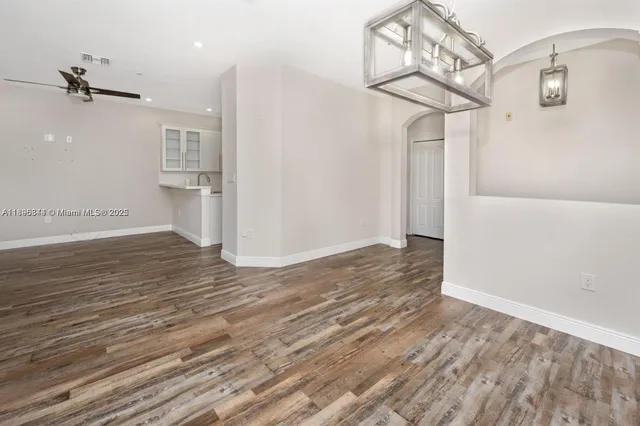 wooden floor in an empty room