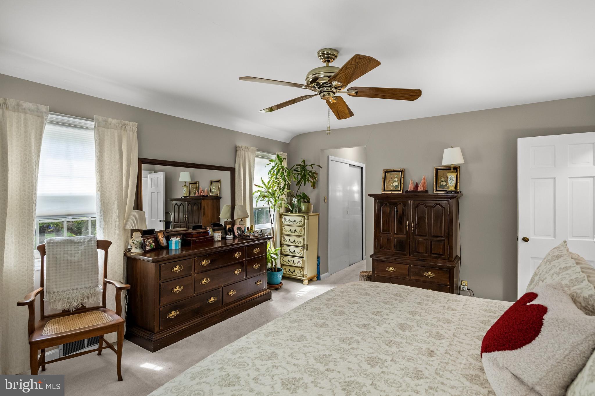129 Merion Road Cherry Hill, NJ 08002 - Photo 21 of 39 Primary Bedroom with Cedar and Double Closet