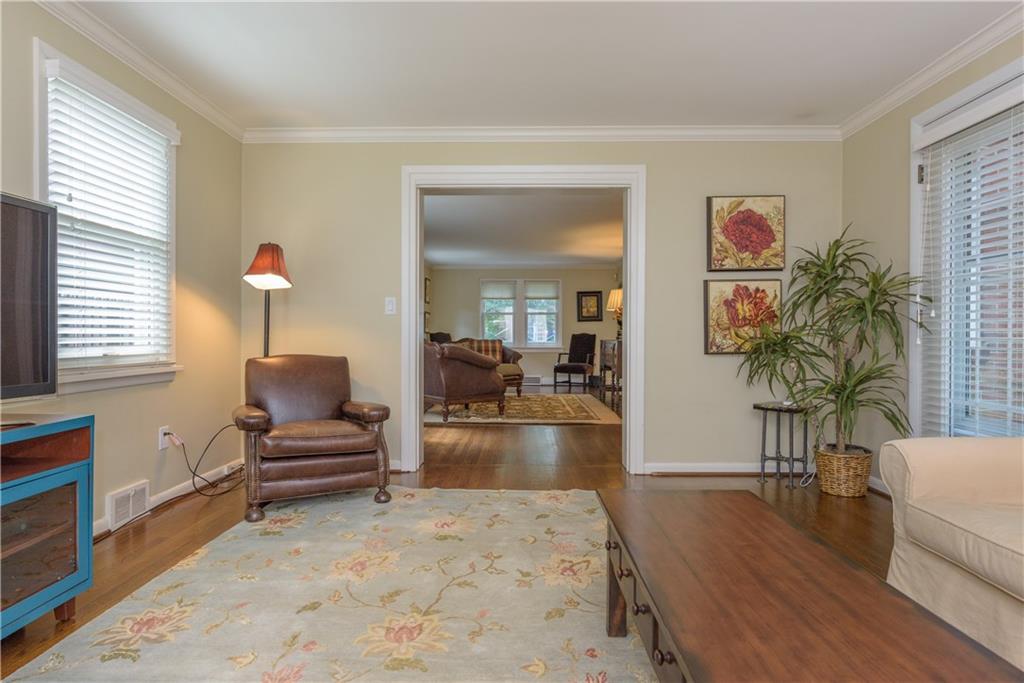 308 Maple Lane Sewickley, PA 15143 - Photo 12 of 25 a living room with furniture and a flat screen tv
