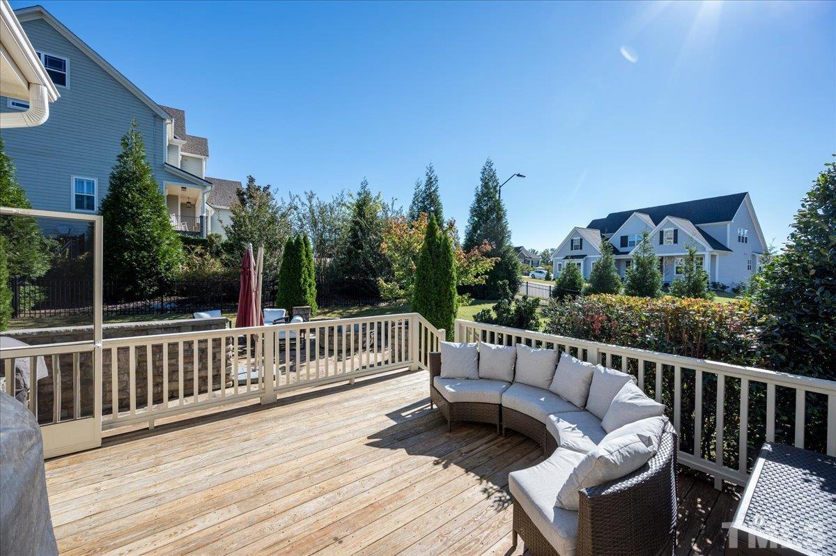 5100 Gansett Lane Raleigh, NC 27612 - Photo 29 of 39 a view of a roof deck with couches