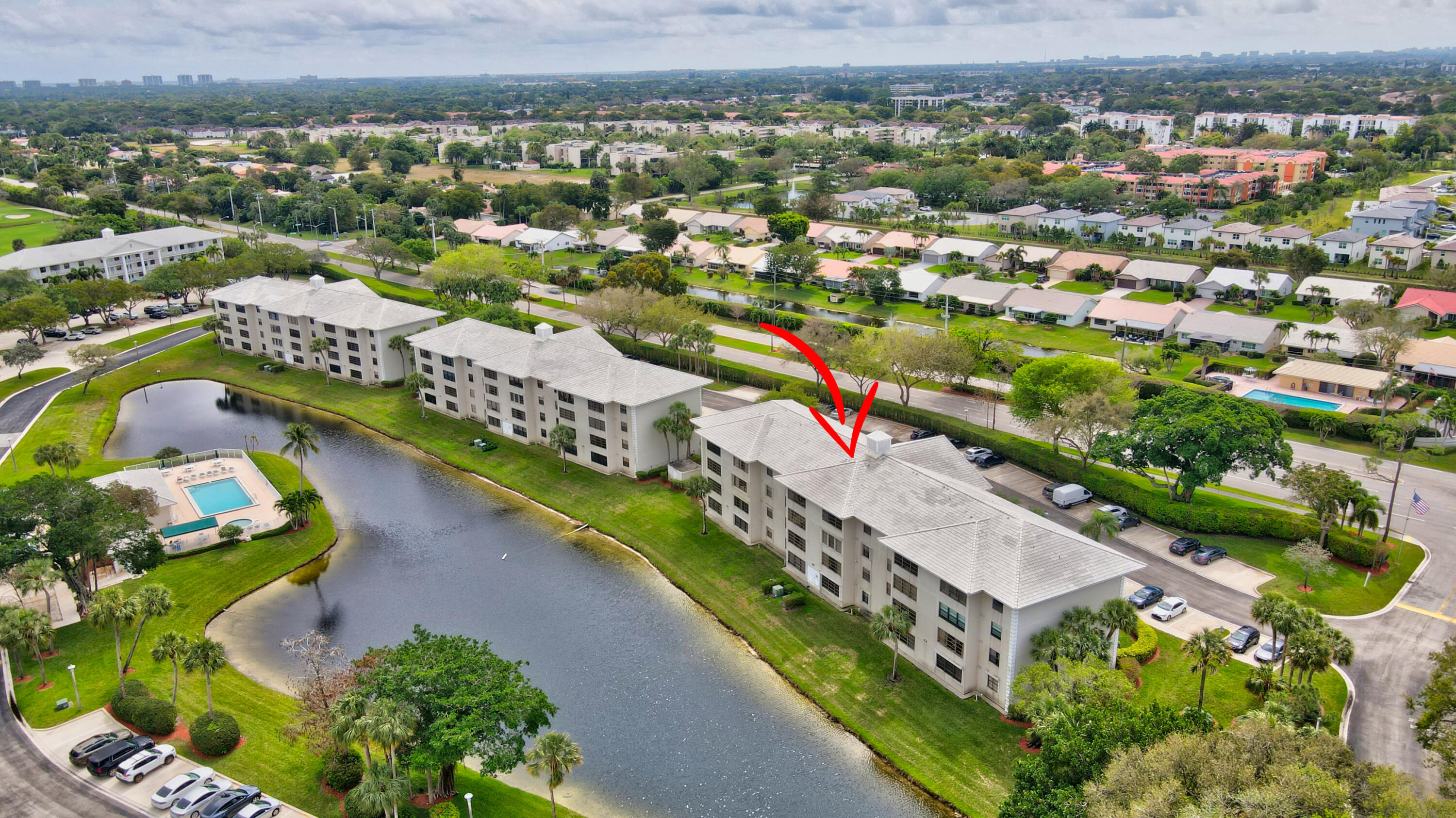 6025 Balboa Circle, Unit 304 Boca Raton, FL 33433 - Photo 29 of 38 an aerial view of a city