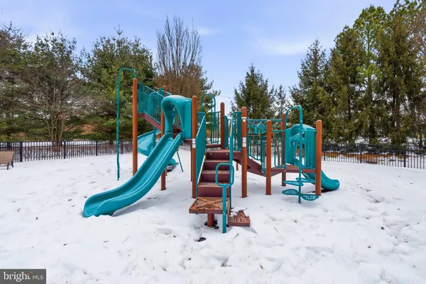 a view of park with slide