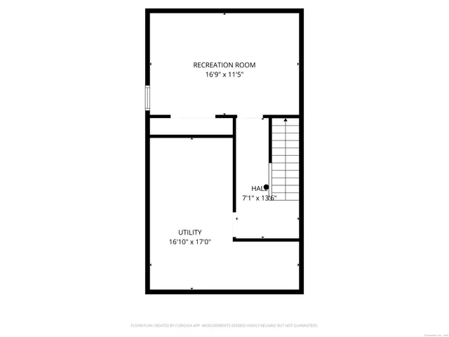 a picture of a bench in a building