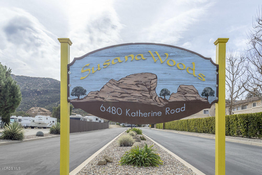 6480 Katherine Road, Unit 1 Simi Valley, CA 93063 - Photo 1 of 23 a sign on the side of a street