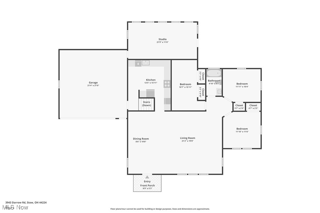 3943 Darrow Road Stow, OH 44224 - Photo 40 of 41 LOWER LEVEL FLOOR PLAN