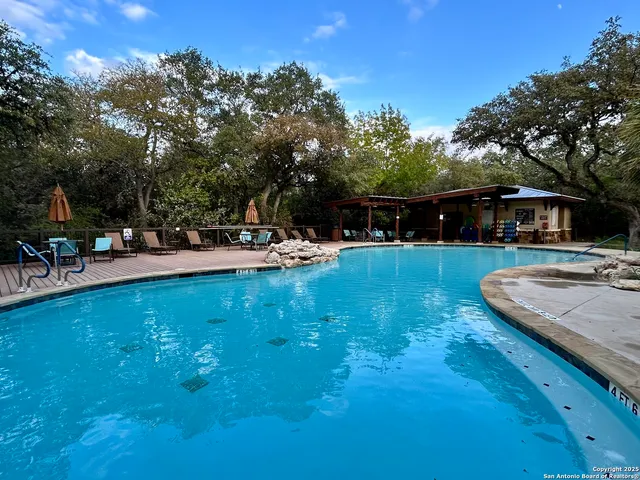 a view of a park with a big yard