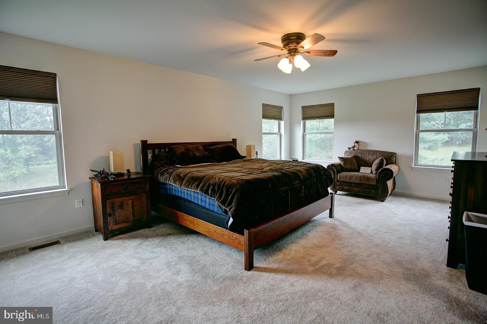 88 Mt Penn Road Reading, PA 19607 - Photo 28 of 35 Master Bedroom- Spacious Are/Ceiling Fan