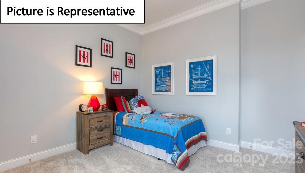 4190 Millstream Road Denver, NC 28037 - Photo 5 of 33 a bedroom with a bed and cabinets