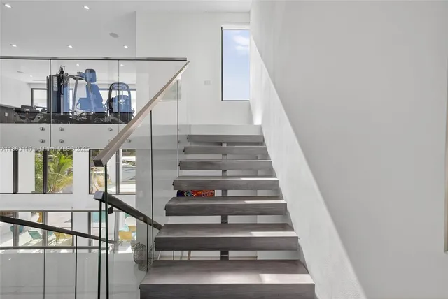 a view of a building with a yard