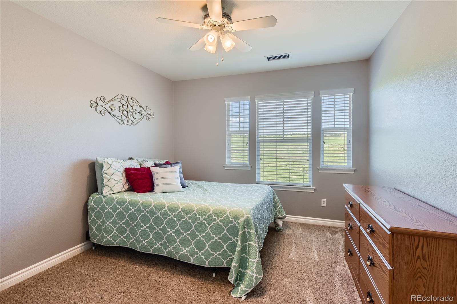 11074 Grayledge Circle Highlands Ranch, CO 80130 - Photo 25 of 47 a bedroom with a bed and a window