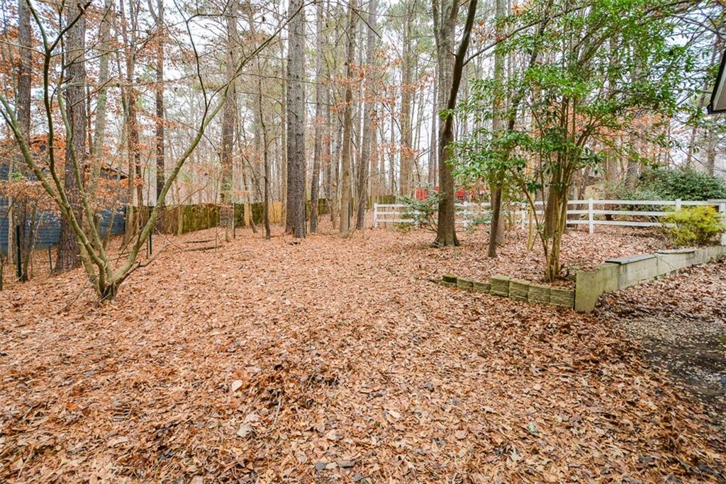 1413 Reed Lane Woodstock, GA 30189 - Photo 51 of 68 a view of a yard with trees