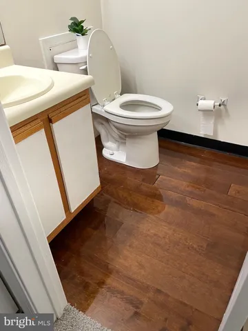 a view of a closet in back of a house