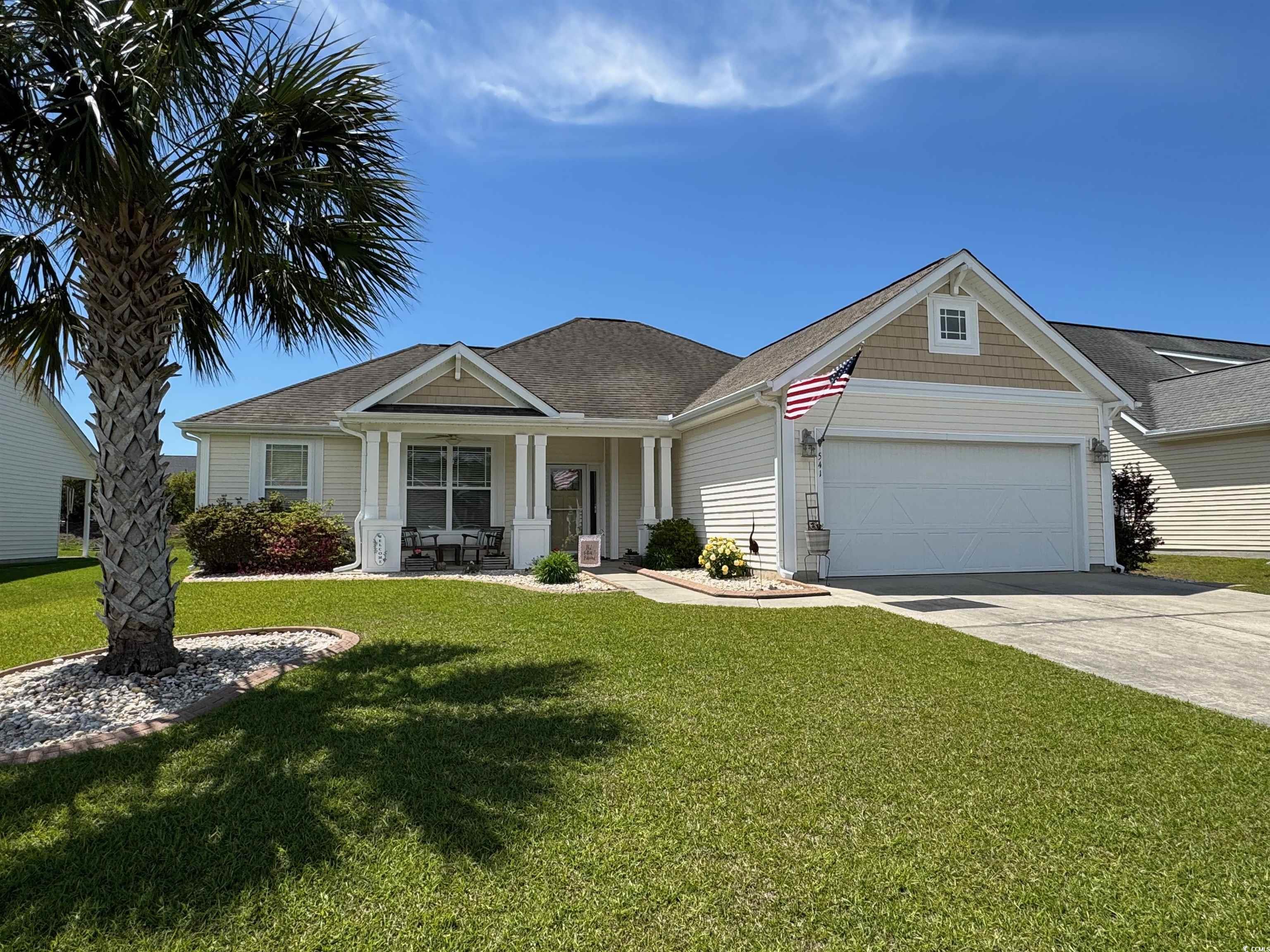541 Miromar Way Myrtle Beach, SC 29588 - Photo 1 of 37 View of front of house with an attached garage, dr